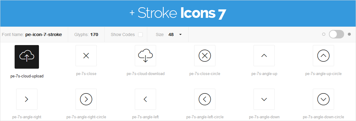 Stroke Icons 7